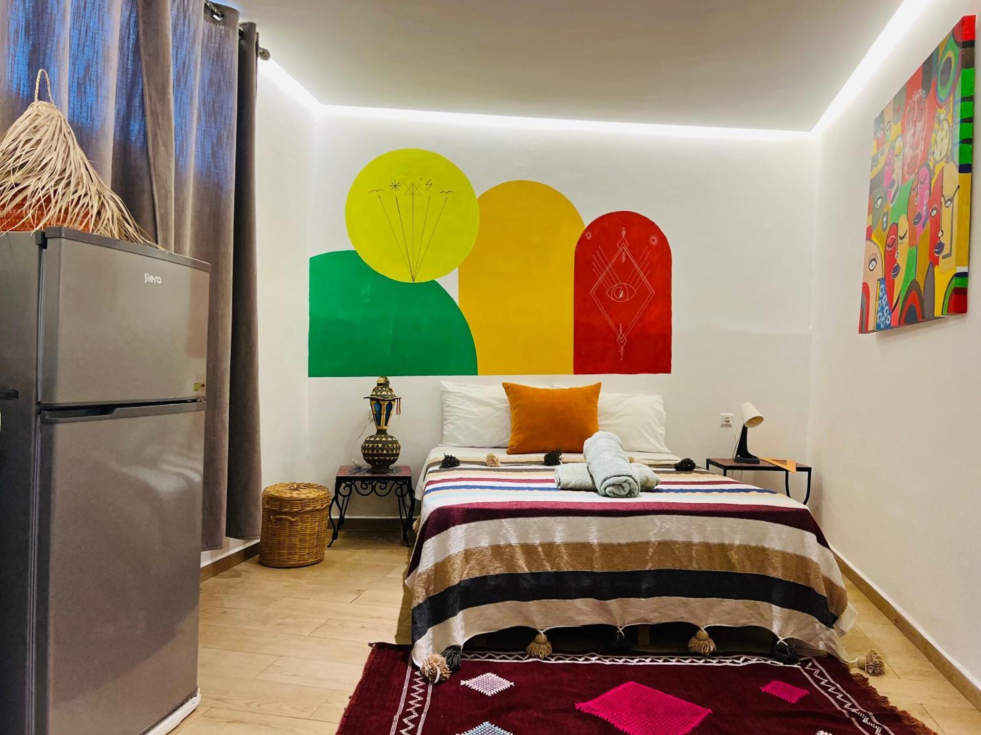 Art Riad Au Bord De La Mer Džadída Exteriér fotografie