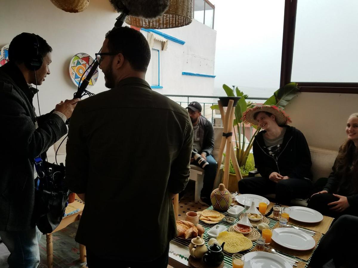 Art Riad Au Bord De La Mer Džadída Exteriér fotografie